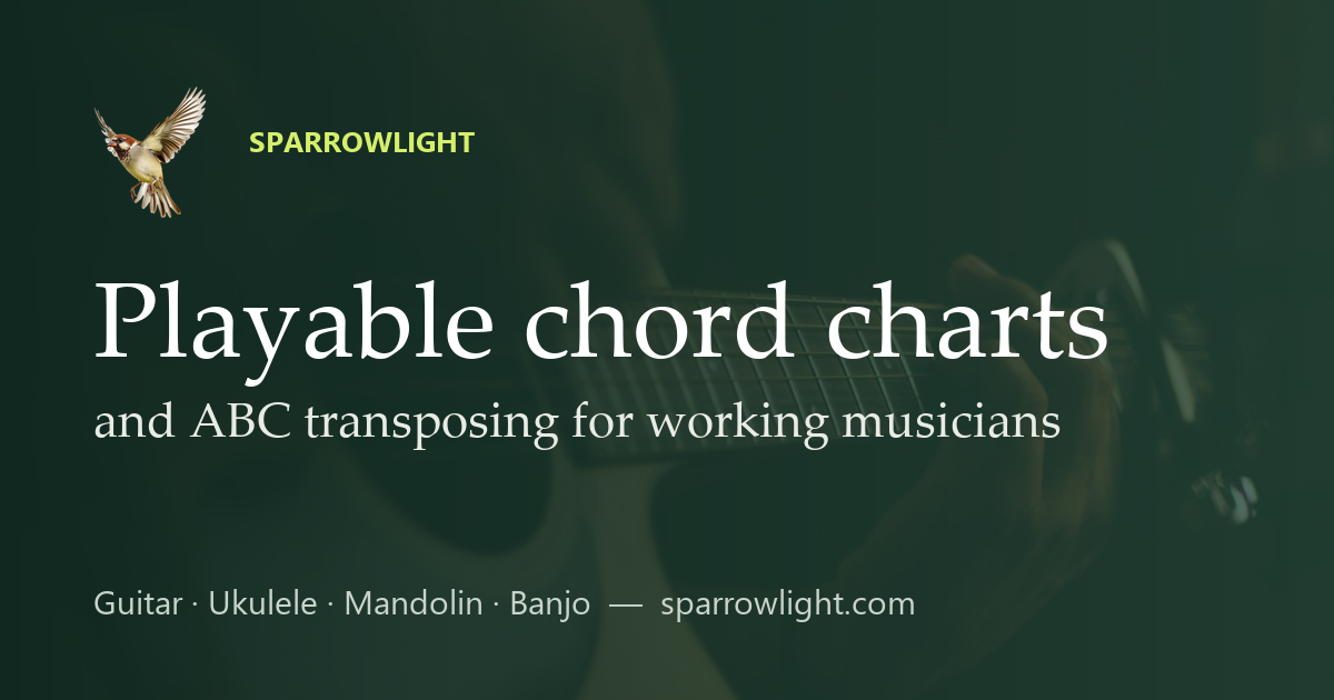 Music Reference: Modes, Scales & Chord Notes · Sparrowlight